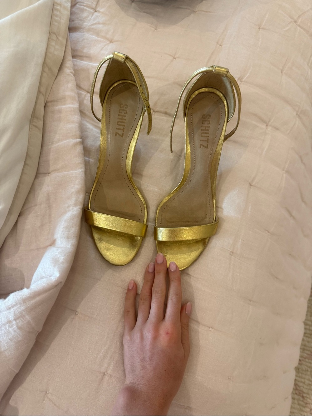 SCHUTZ 110mm Heel Sandals